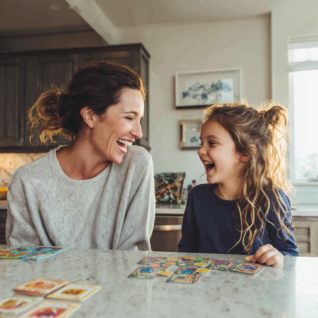 Mutter und Tochter beim Lesen